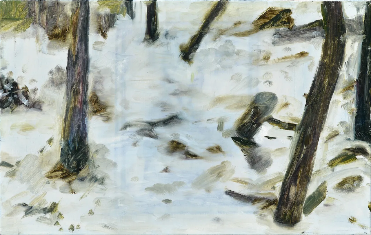 A Snow Landscape, Ryu Sung Chul, 2012, Oil on canvas, 32 x 52 cm.jpg