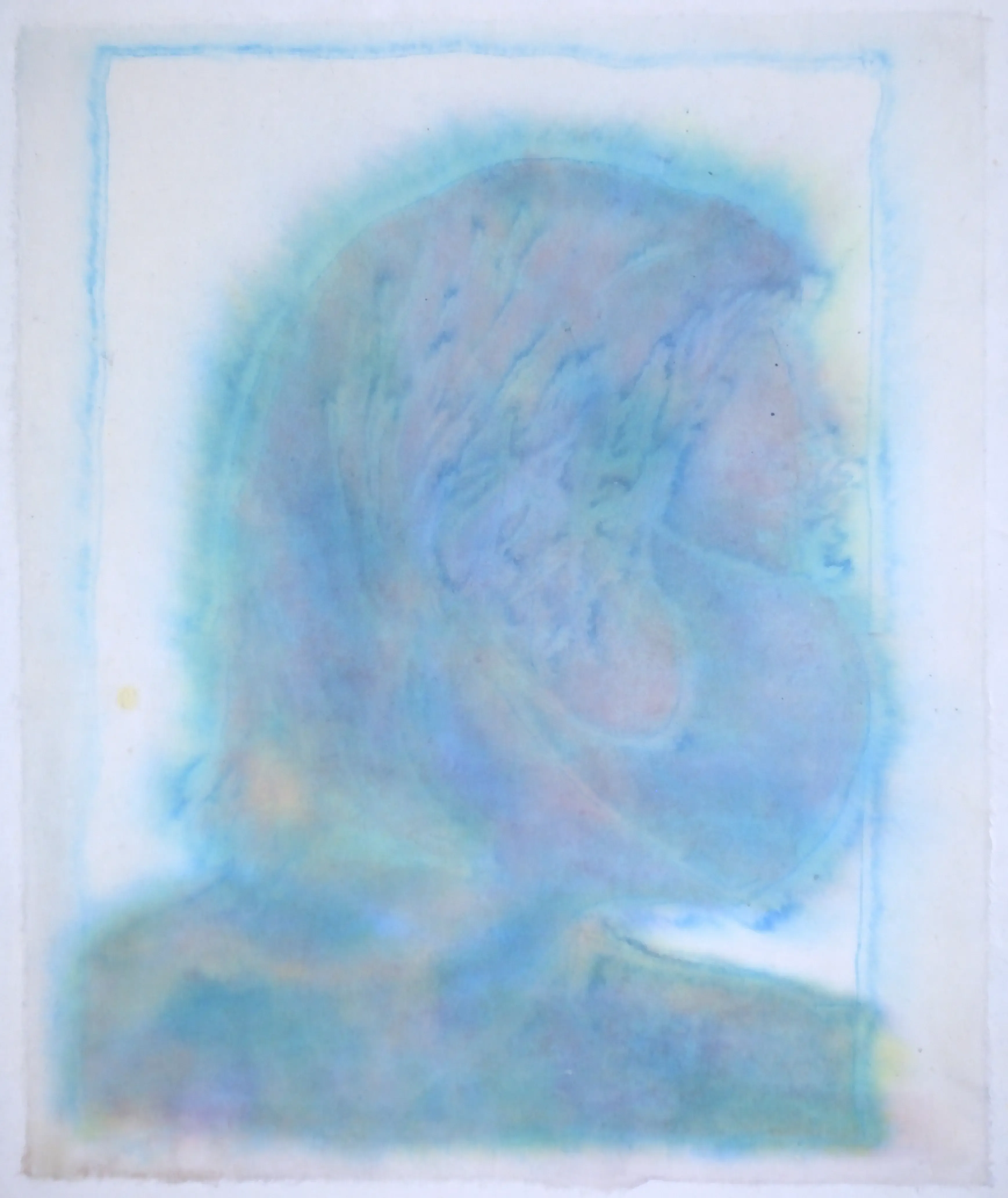 Blur-2-Self Portrait, 2021, Acrylic on paper(hanji), 35.5 x 29 cm.webp