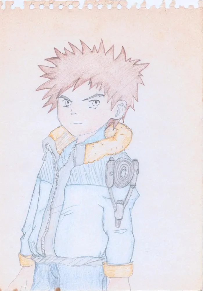 Cartoon-01, Ryu Sung Chul, 1997, color pencile on papaer 210 x 297 mm.jpg