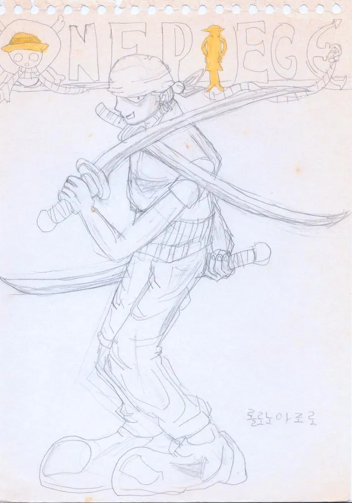 Cartoon-10, Ryu Sung Chul, 1997, color pencile on papaer 210 x 297 mm.jpg