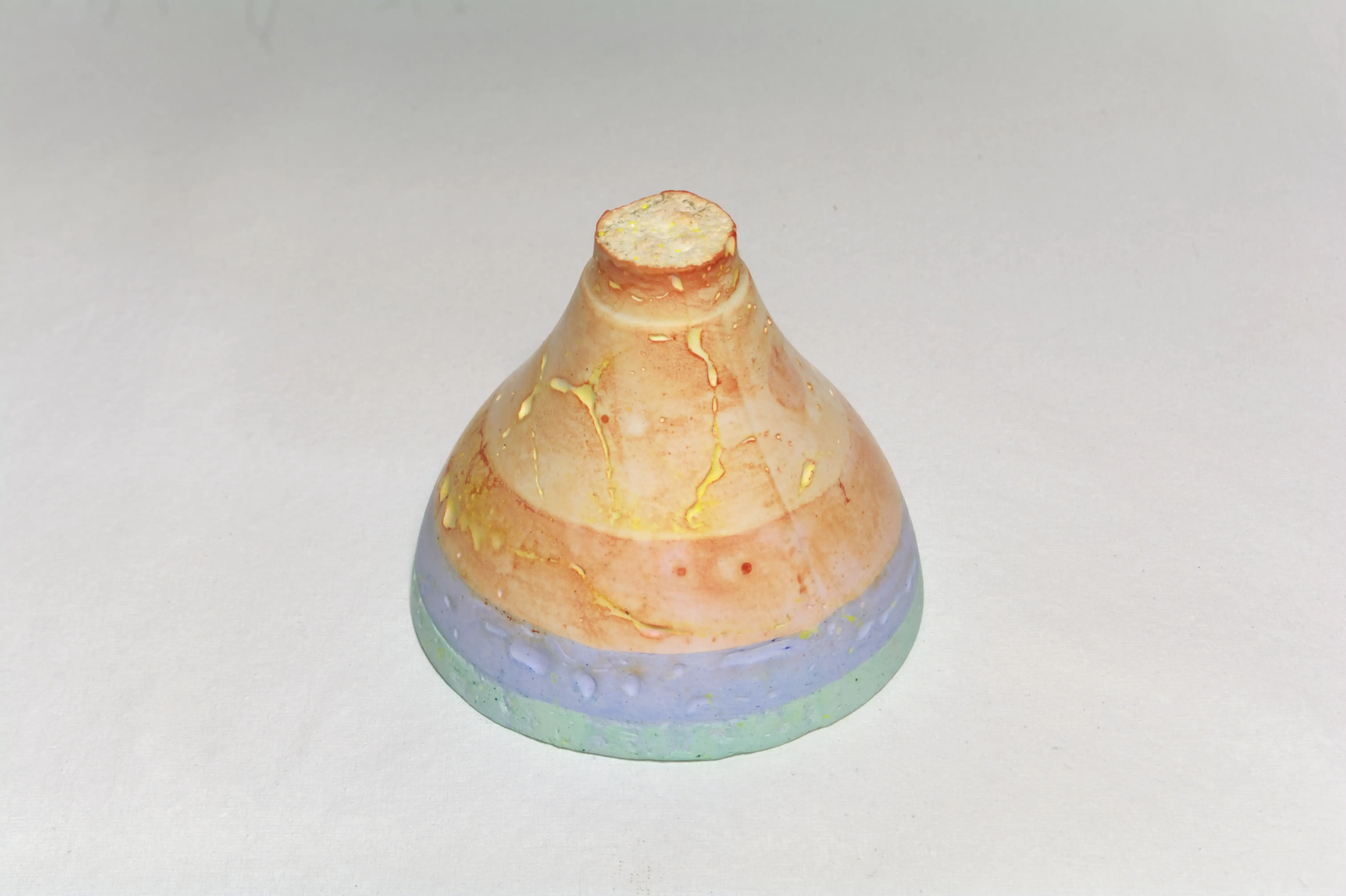 Coca-Cola bottle upper part-1, 2022, Plaster, pigments, acrylic coating.webp