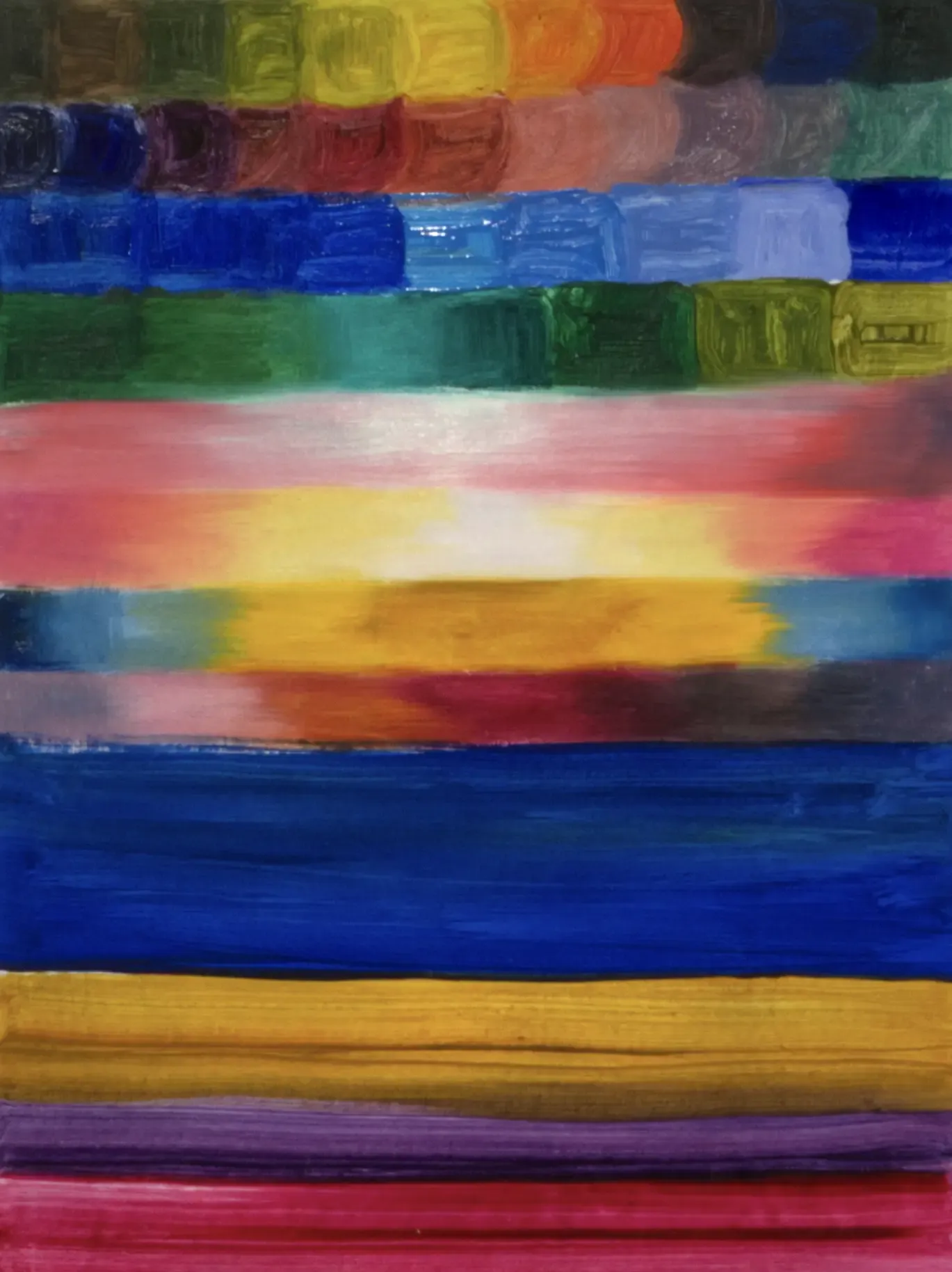 Colors-03, 2022, Acrylic, oil on paper(hanji), 24 x 18 cm.webp