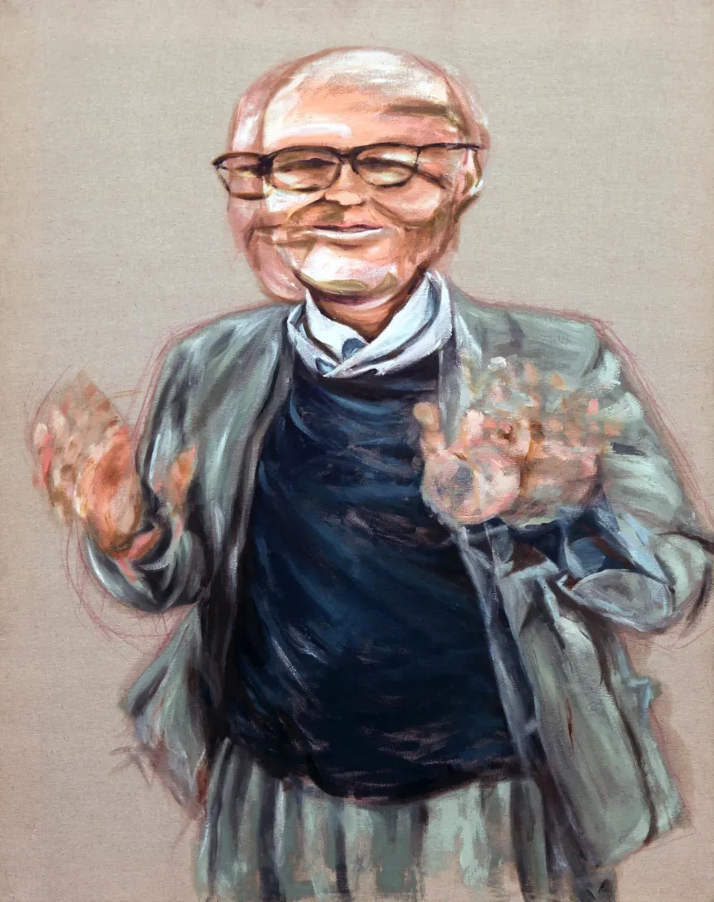 Cy Twombly, Ryu Sung Chul, 2011, Oil on canvas, 116 x 91cm.webp