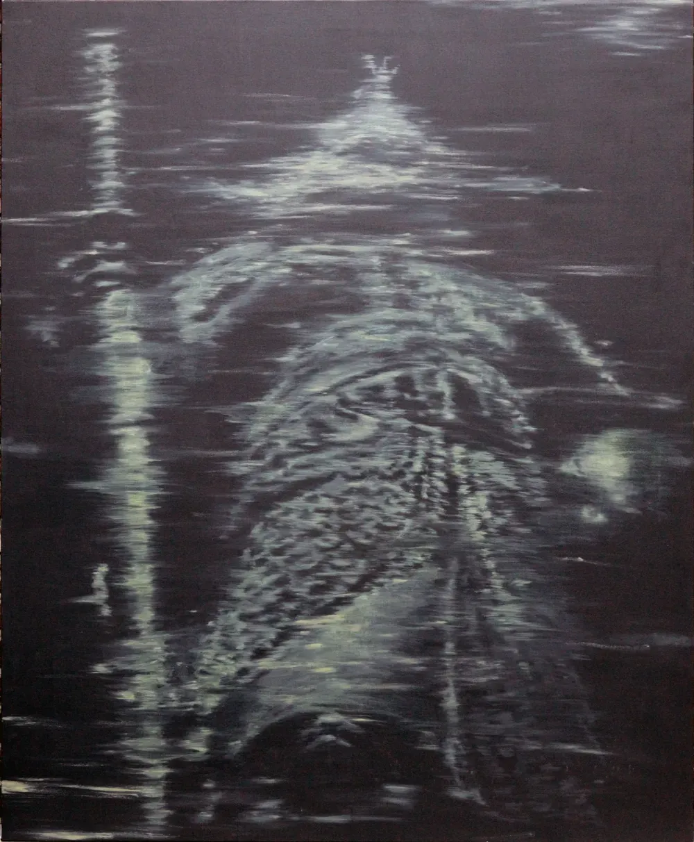 Desperation 01 - A Hero 'Lee Sun Shin', Ryu Sung Chul, 2011, Oil on canvas, 160 x 130cm.webp