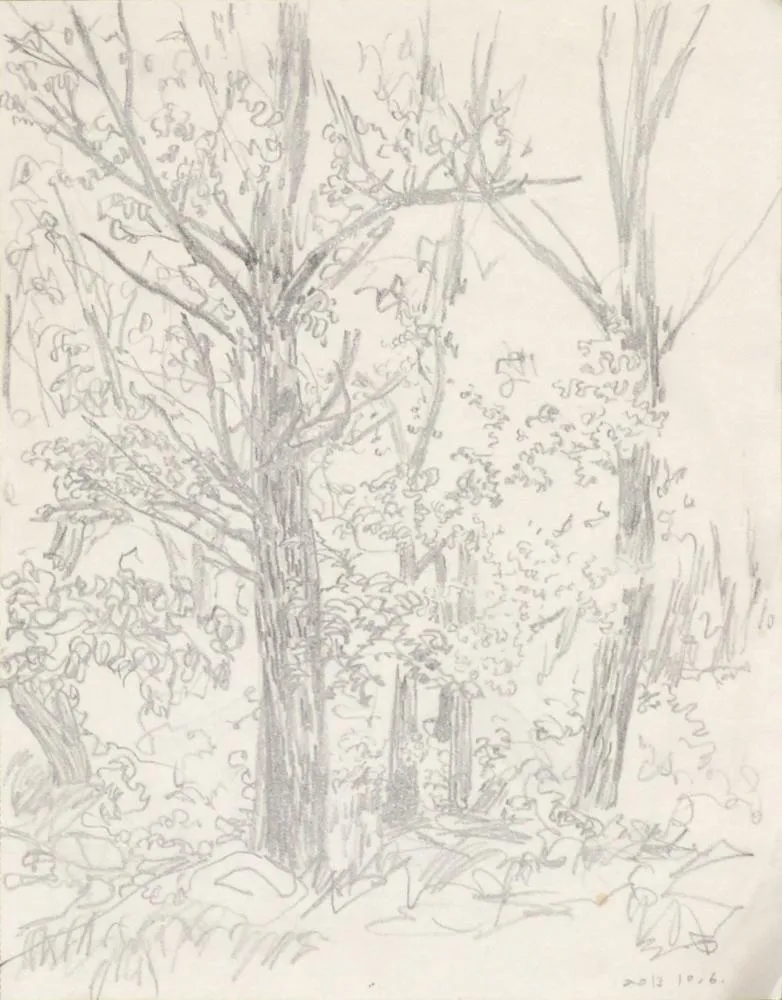 Drawing 08, Ryu Sung Chul, 2013, Pencil and color on paper.jpg