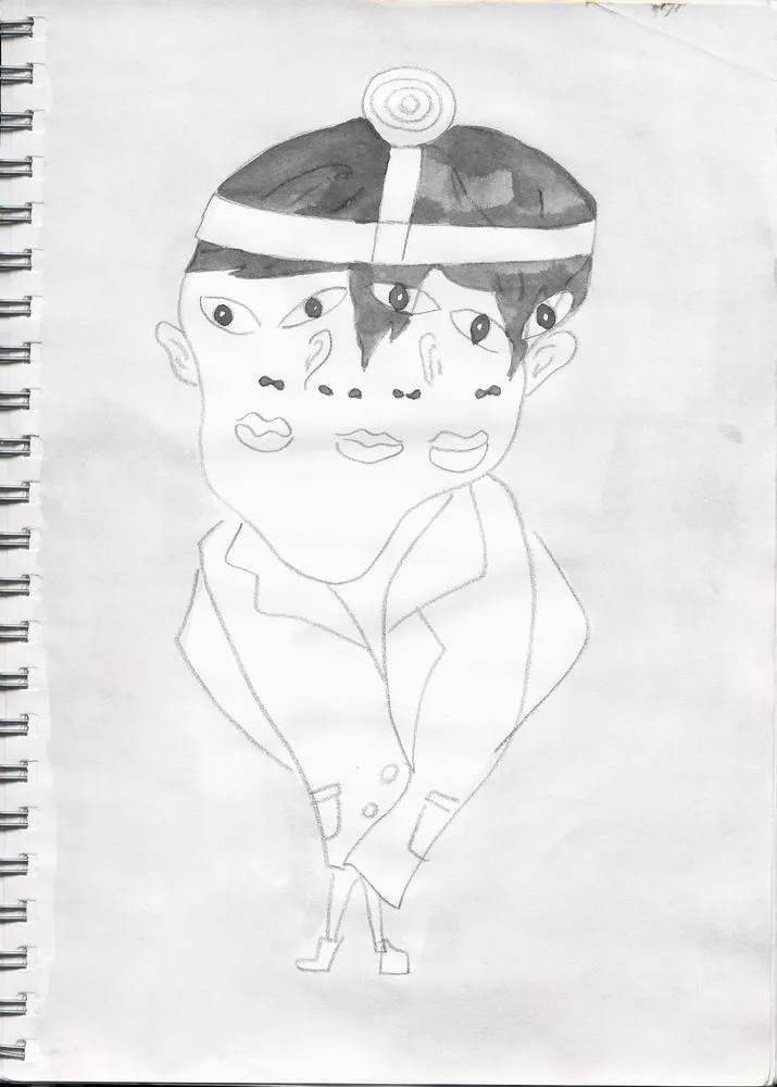 Drawing 115, Ryu Sung Chul, 2013, Pencil and color on paper.jpg