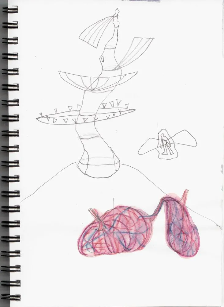 Drawing 11, 2014, Pencil and color on paper.jpg