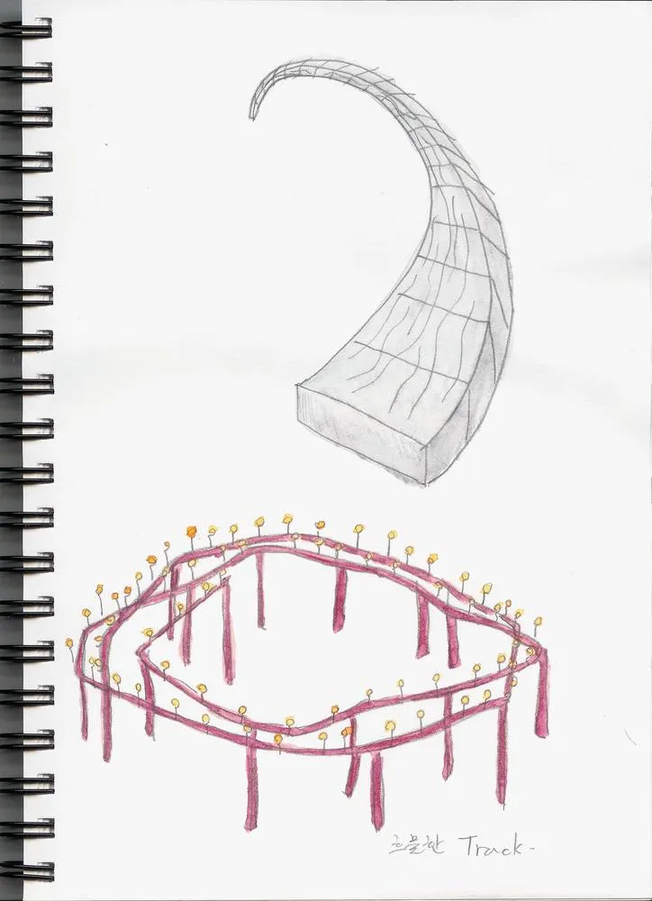 Drawing 12, 2014, Pencil and color on paper.jpg