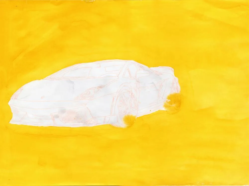 Drawing 12, Ryu Sung Chul, 2013, Pencil and color on paper.jpg