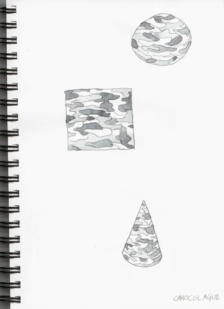 Drawing 13, 2014, Pencil and color on paper.jpg