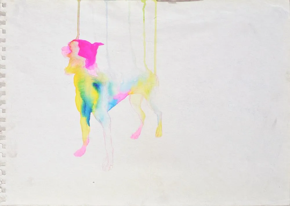 Drawing 14, Ryu Sung Chul, 2012, Pencil and color on paper.jpg