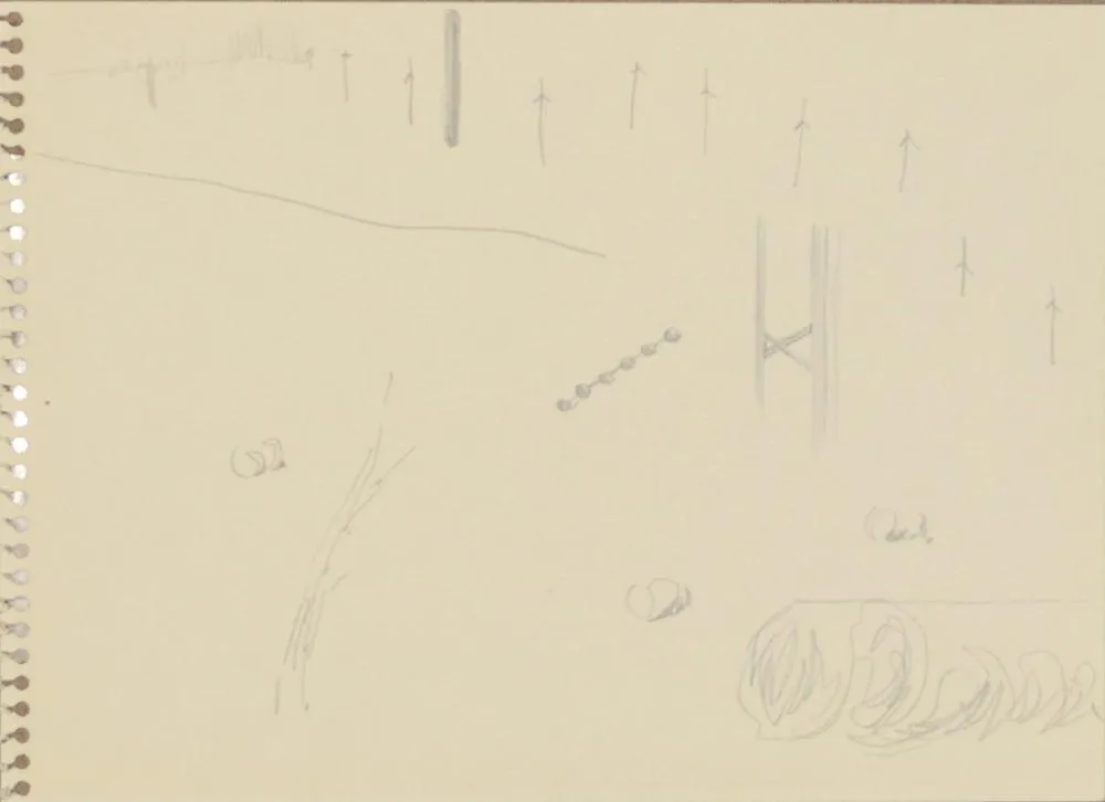 Drawing 14, Ryu Sung Chul, 2013, Pencil and color on paper.jpg