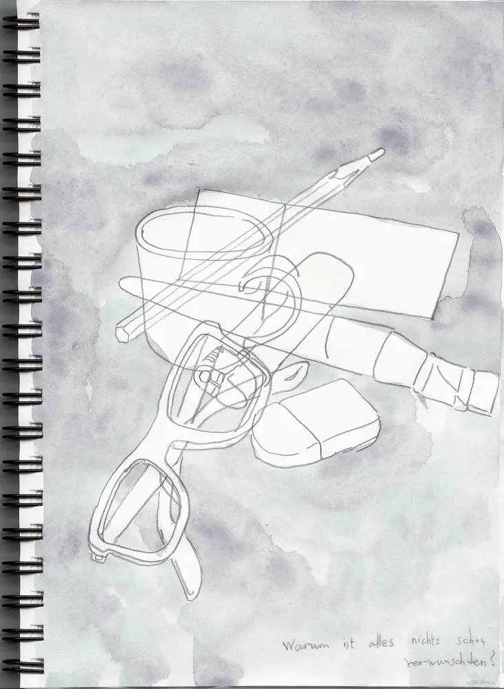 Drawing 15, 2014, Pencil and color on paper.jpg