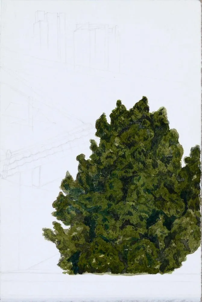 Drawing 19, Ryu Sung Chul, 2013, Pencil and color on paper.jpg