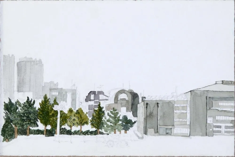 Drawing 20, Ryu Sung Chul, 2013, Pencil and color on paper.jpg