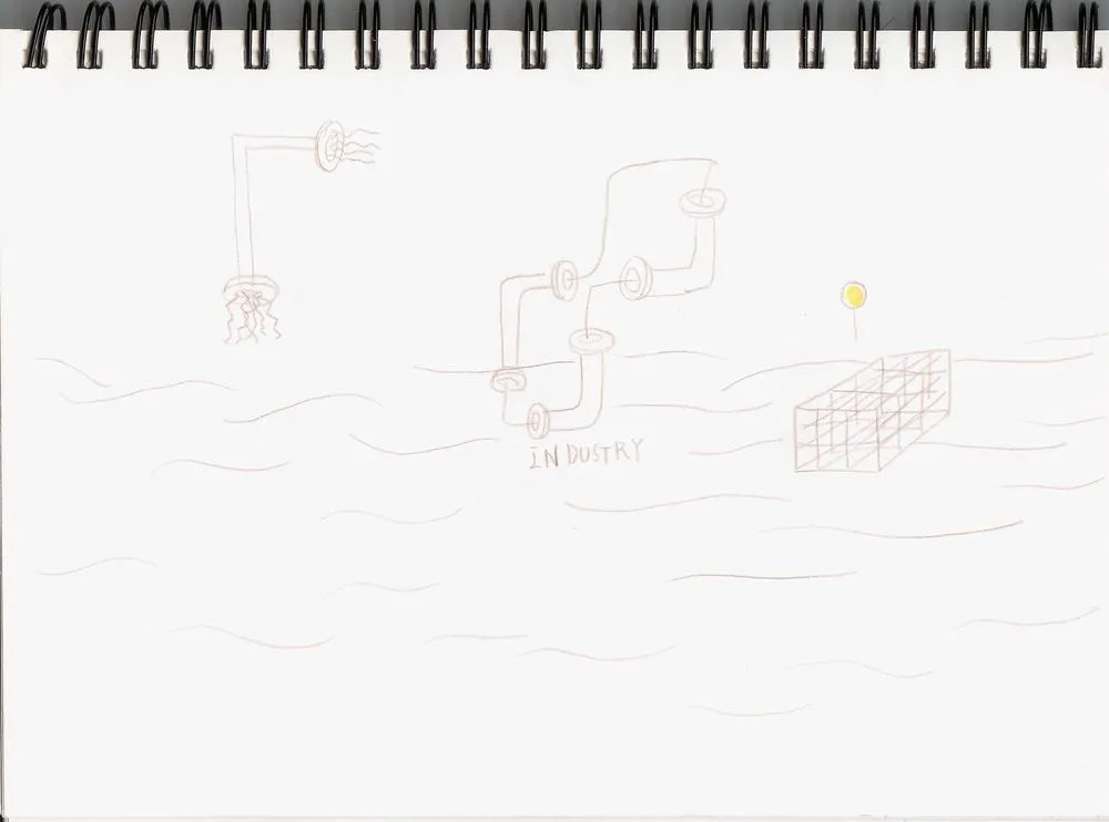 Drawing 21, 2014, Pencil and color on paper.jpg