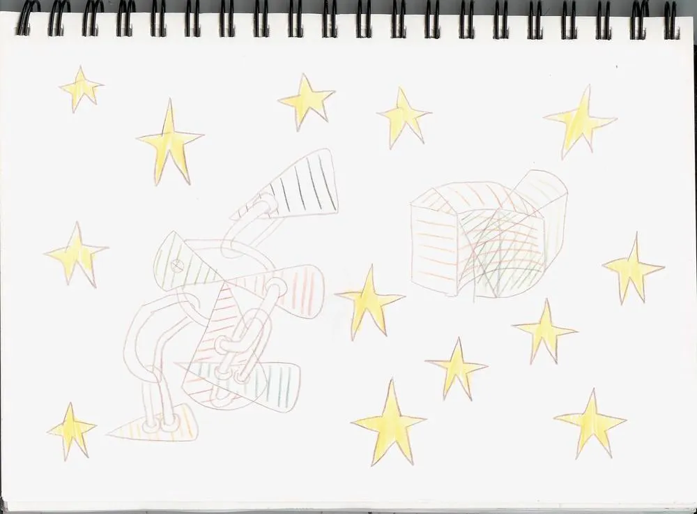 Drawing 22, 2014, Pencil and color on paper.jpg