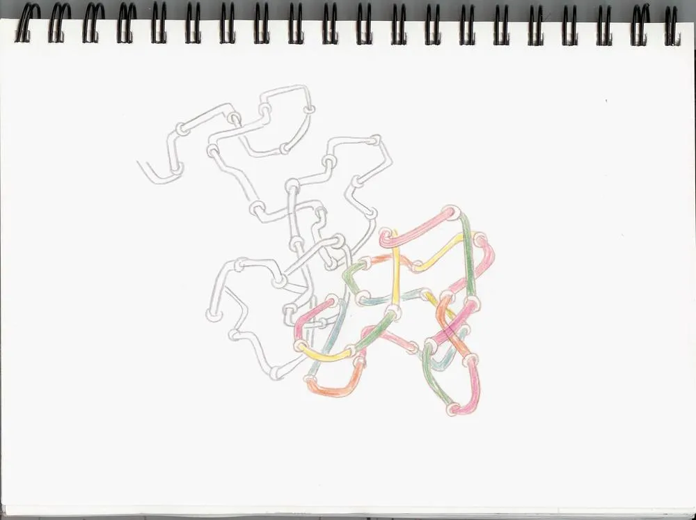 Drawing 23, 2014, Pencil and color on paper.jpg