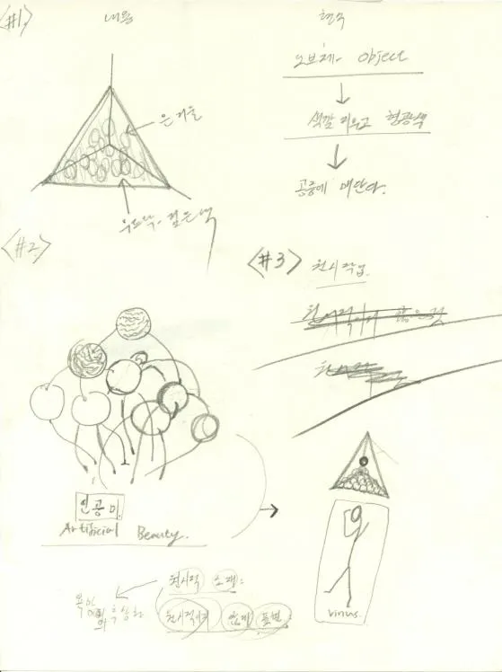 Drawing 24, Ryu Sung Chul, 2012, Pencil and color on paper.jpg