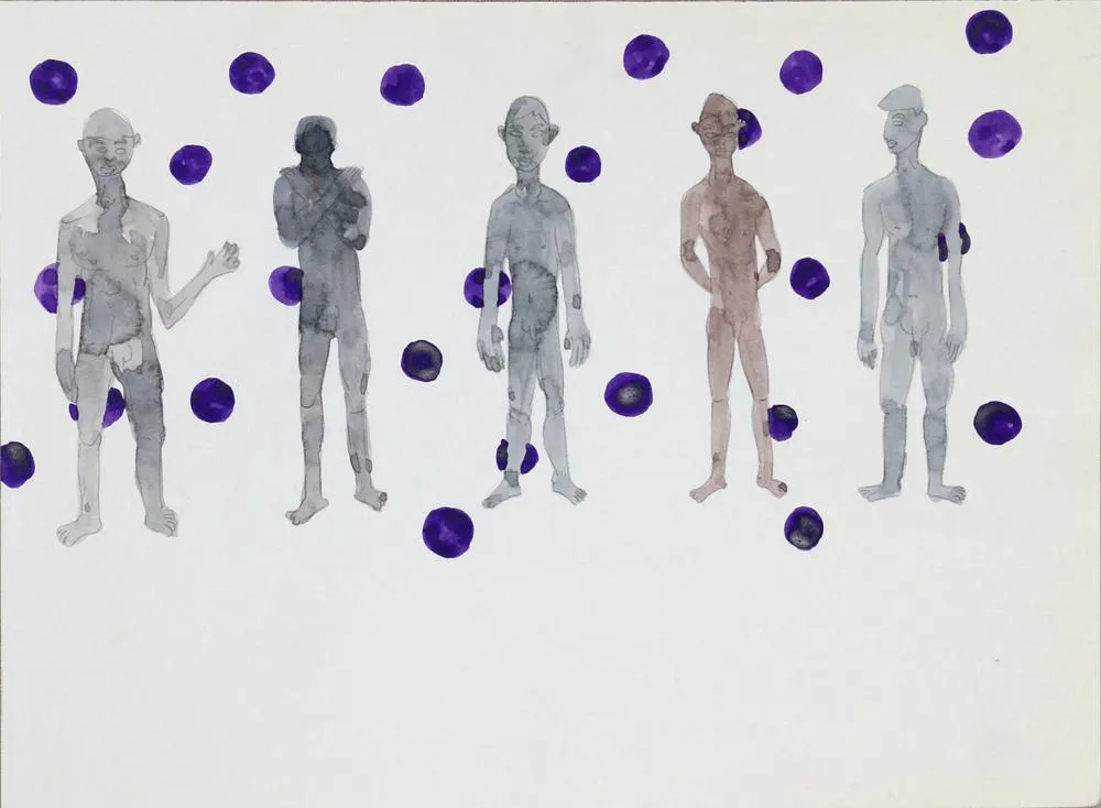 Drawing 24, Ryu Sung Chul, 2013, Pencil and color on paper.jpg