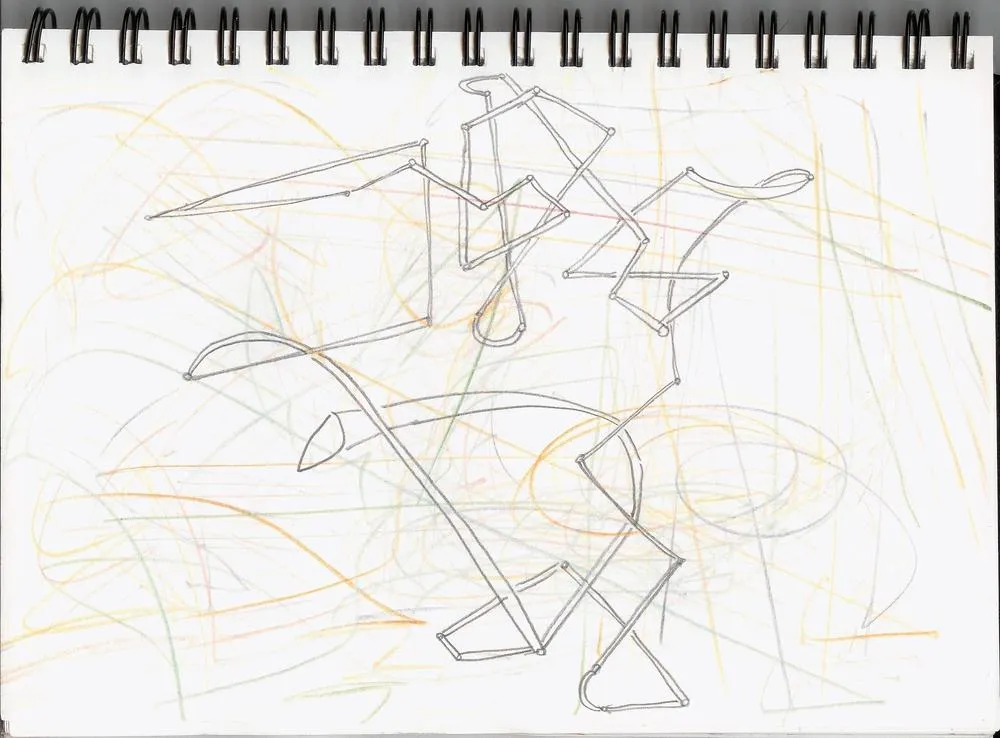 Drawing 26, 2014, Pencil and color on paper.jpg