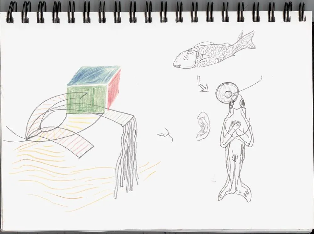 Drawing 27, 2014, Pencil and color on paper.jpg