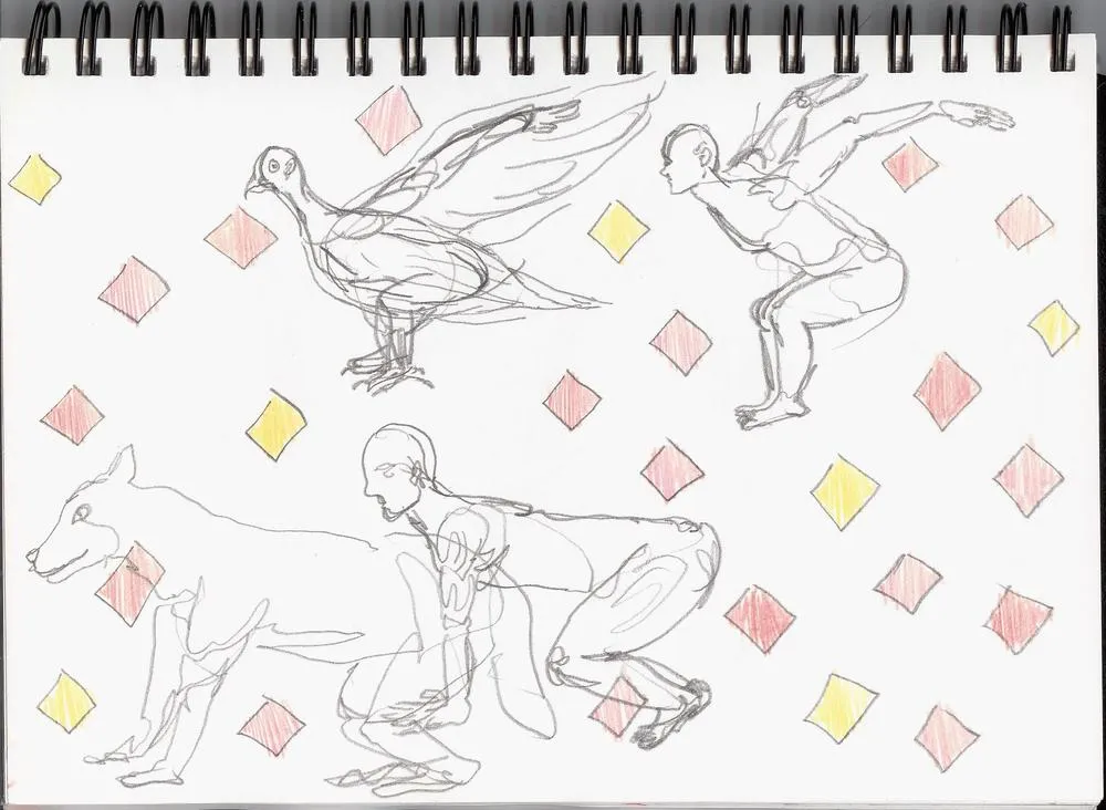 Drawing 28, 2014, Pencil and color on paper.jpg