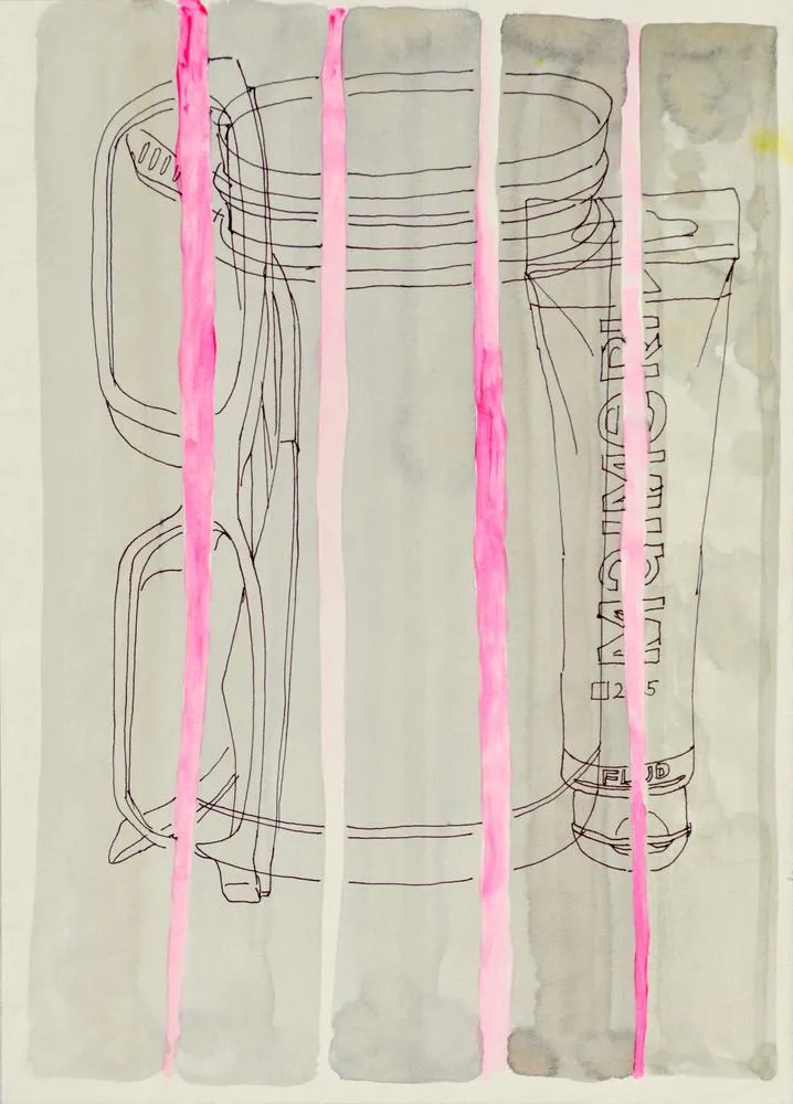 Drawing 30, Ryu Sung Chul, 2013, Pencil and color on paper.jpg