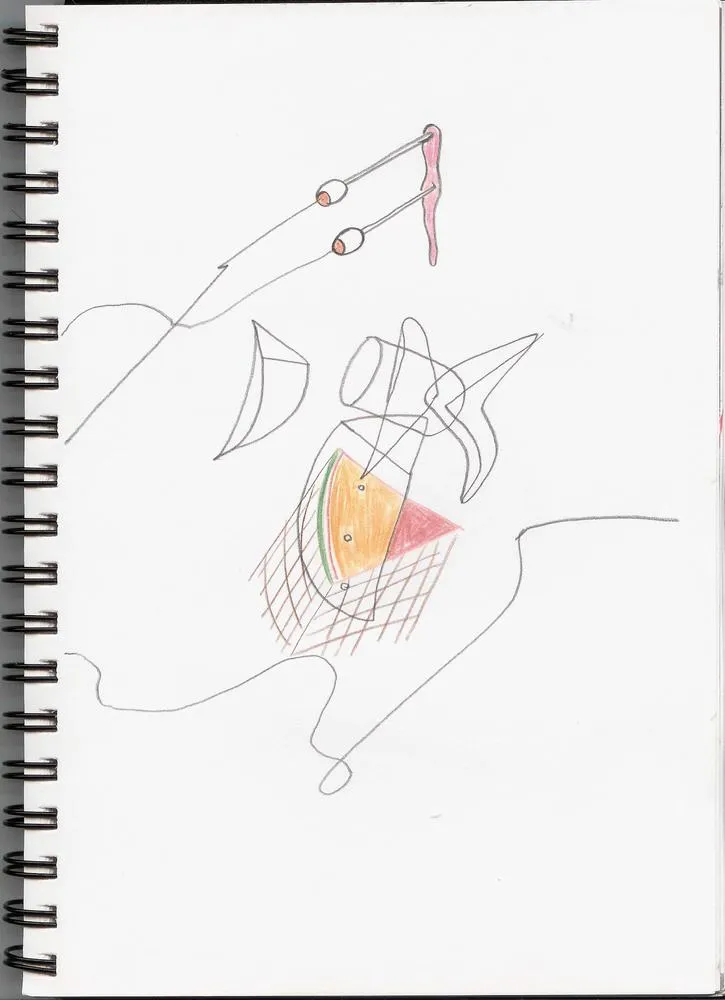 Drawing 31, 2014, Pencil and color on paper.jpg