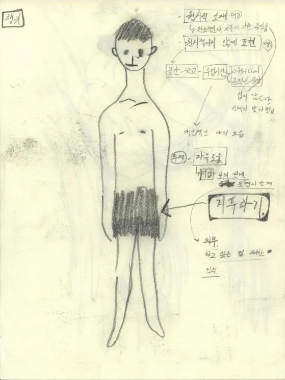 Drawing 34, Ryu Sung Chul, 2012, Pencil and color on paper.jpg