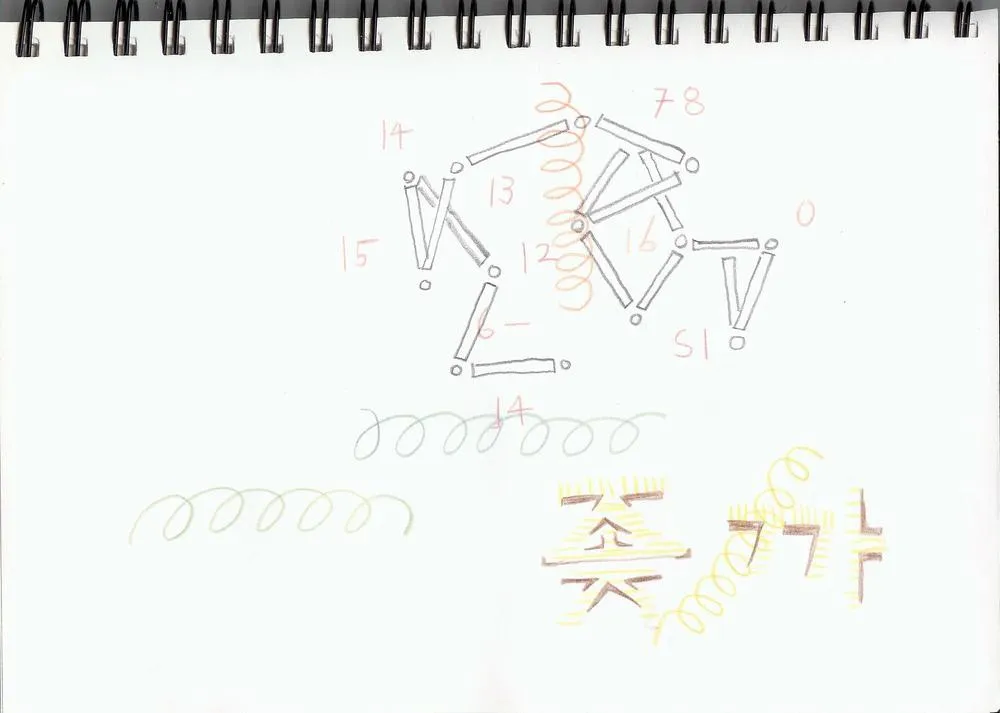 Drawing 36, 2014, Pencil and color on paper.jpg