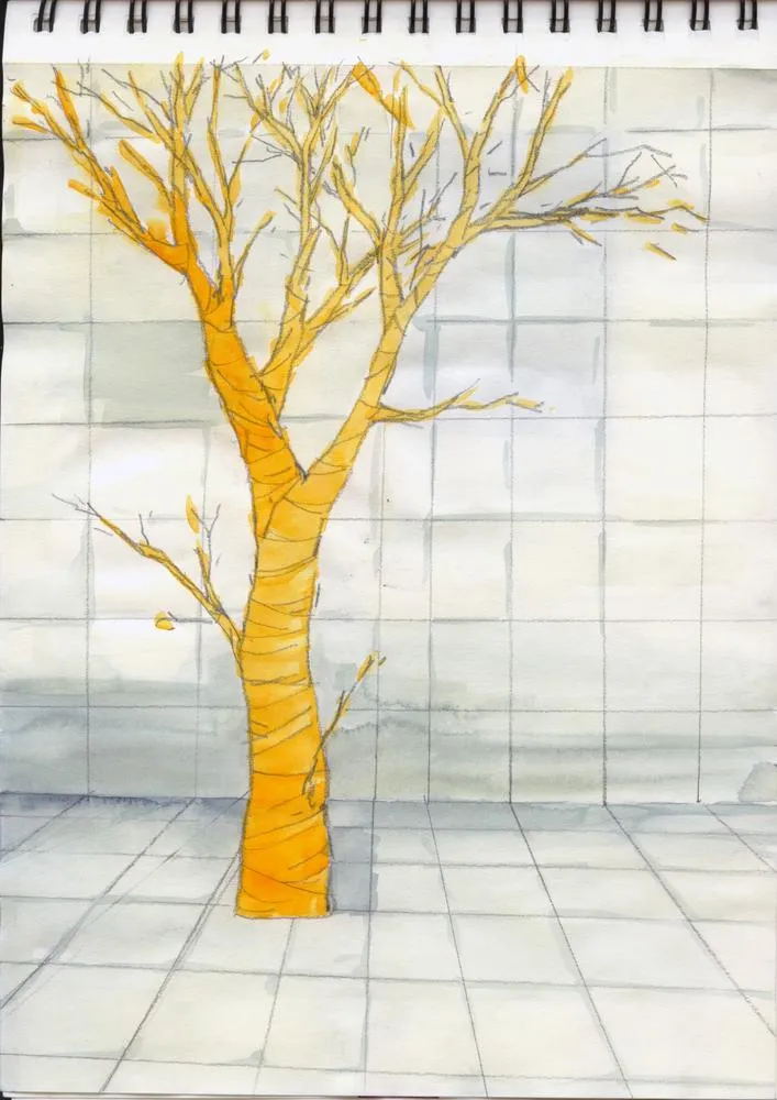 Drawing 37, Ryu Sung Chul, 2012, Pencil and color on paper.jpg