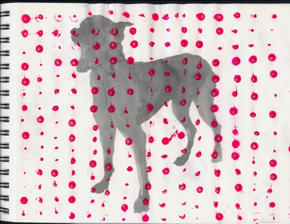 Drawing 44, Ryu Sung Chul, 2012, Pencil and color on paper.jpg