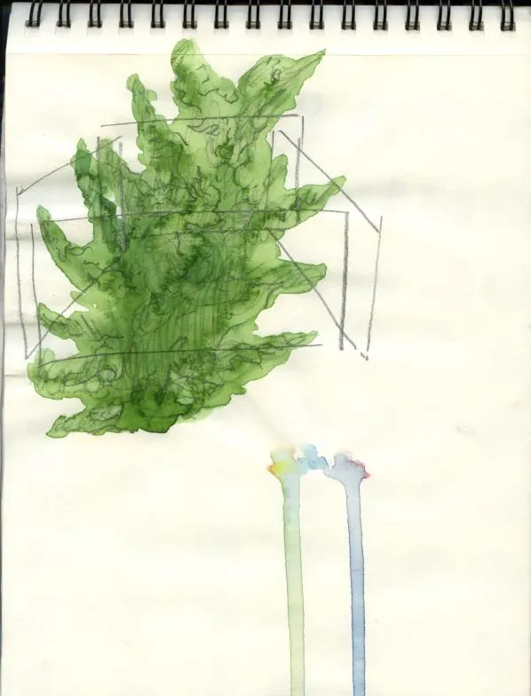 Drawing 45, Ryu Sung Chul, 2012, Pencil and color on paper.jpg