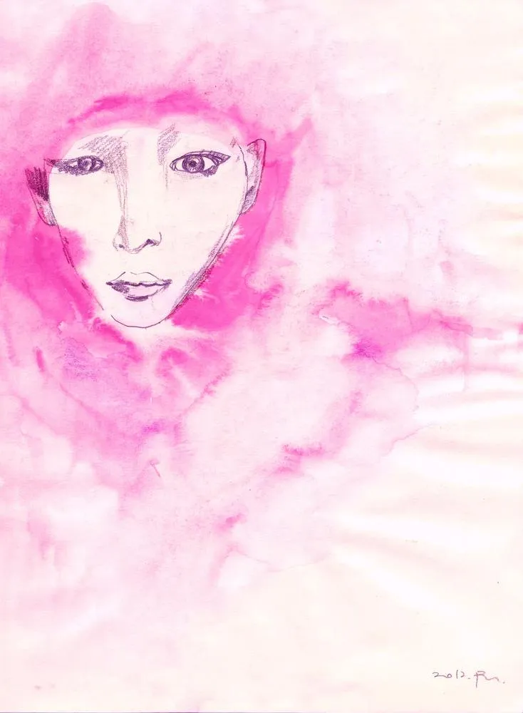 Drawing 47, Ryu Sung Chul, 2013, Pencil and color on paper.jpg