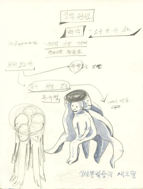 Drawing 53, Ryu Sung Chul, 2012, Pencil and color on paper.jpg