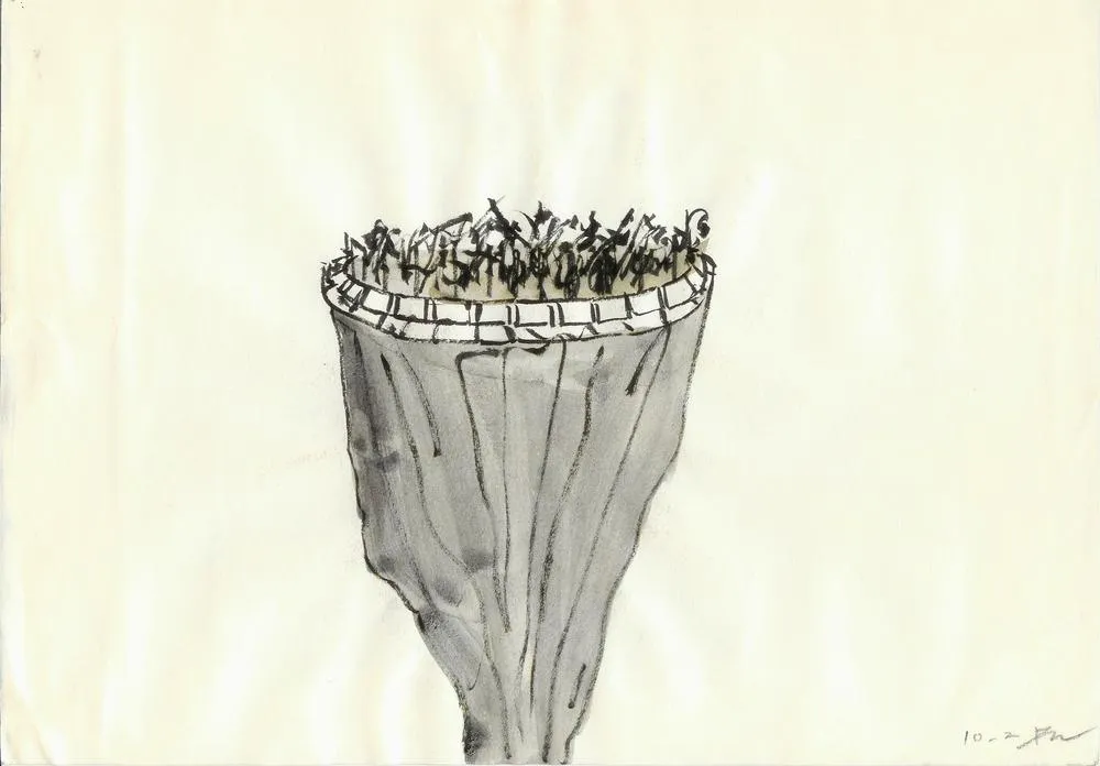 Drawing 53, Ryu Sung Chul, 2013, Pencil and color on paper.jpg