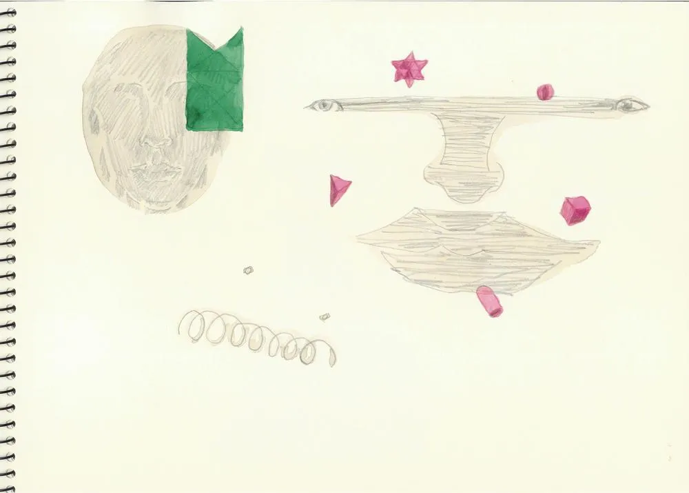 Drawing 82, Ryu Sung Chul, 2013, Pencil and color on paper.jpg