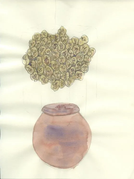 Drawing 84, Ryu Sung Chul, 2012, Pencil and color on paper.jpg