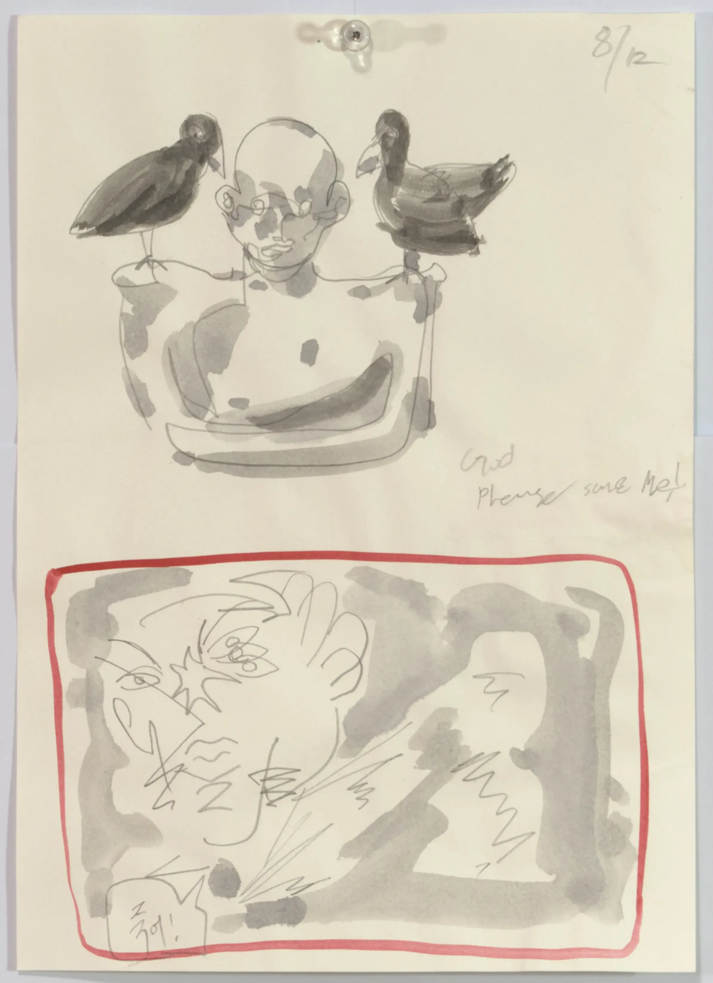 Drawing-12, 2021, Water color on paper.webp