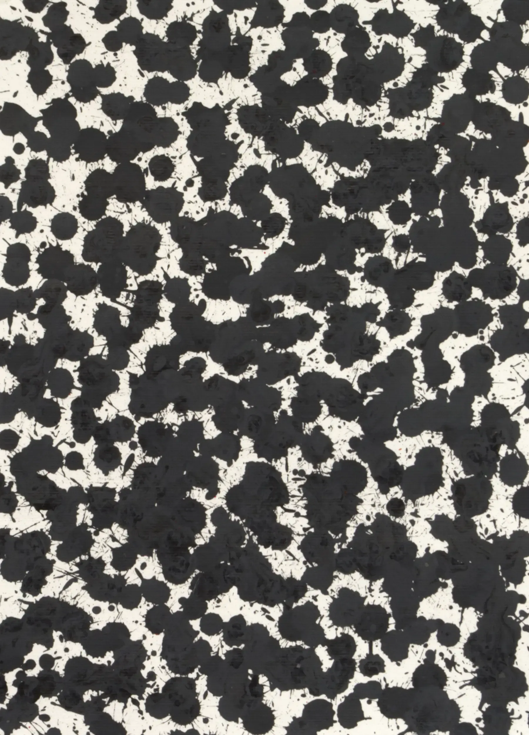 Drops-Black, 2022, Acrylic on paper, 34 x 25 cm.webp