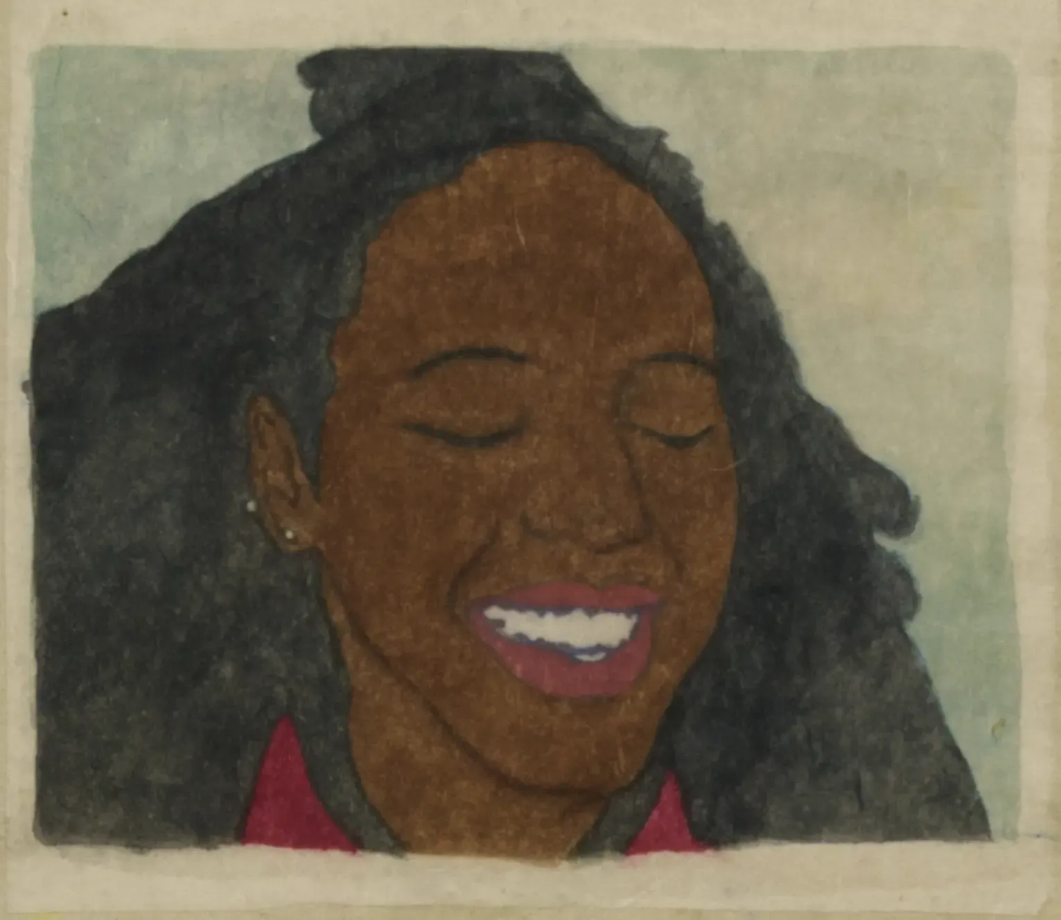 Girls-04, 2022, Pigment, acrylic on paper(hanji), 18 x 22 cm.webp