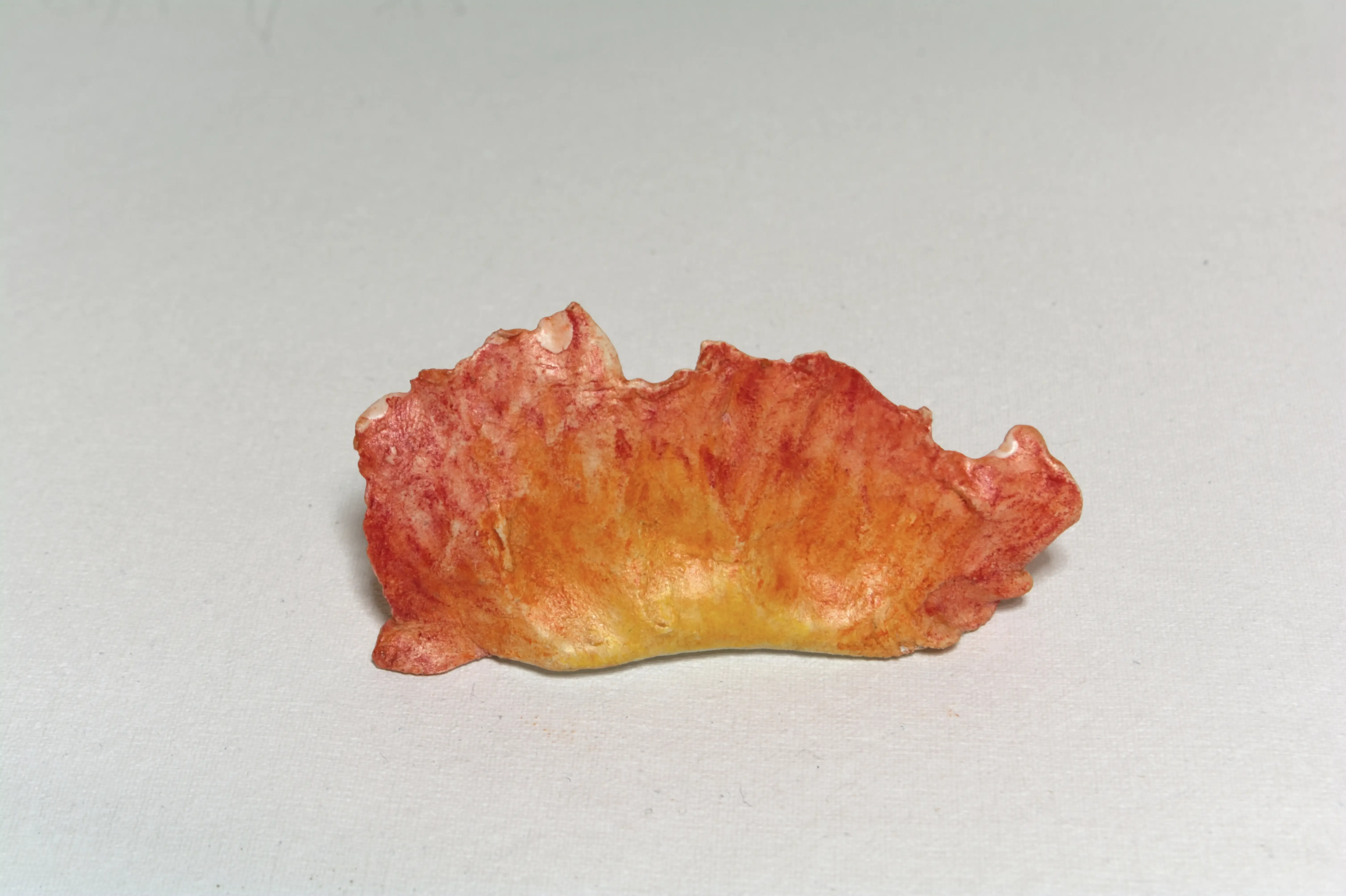 Mood-01-Fire-1, 2021, Clay, pastel, acrylic.webp