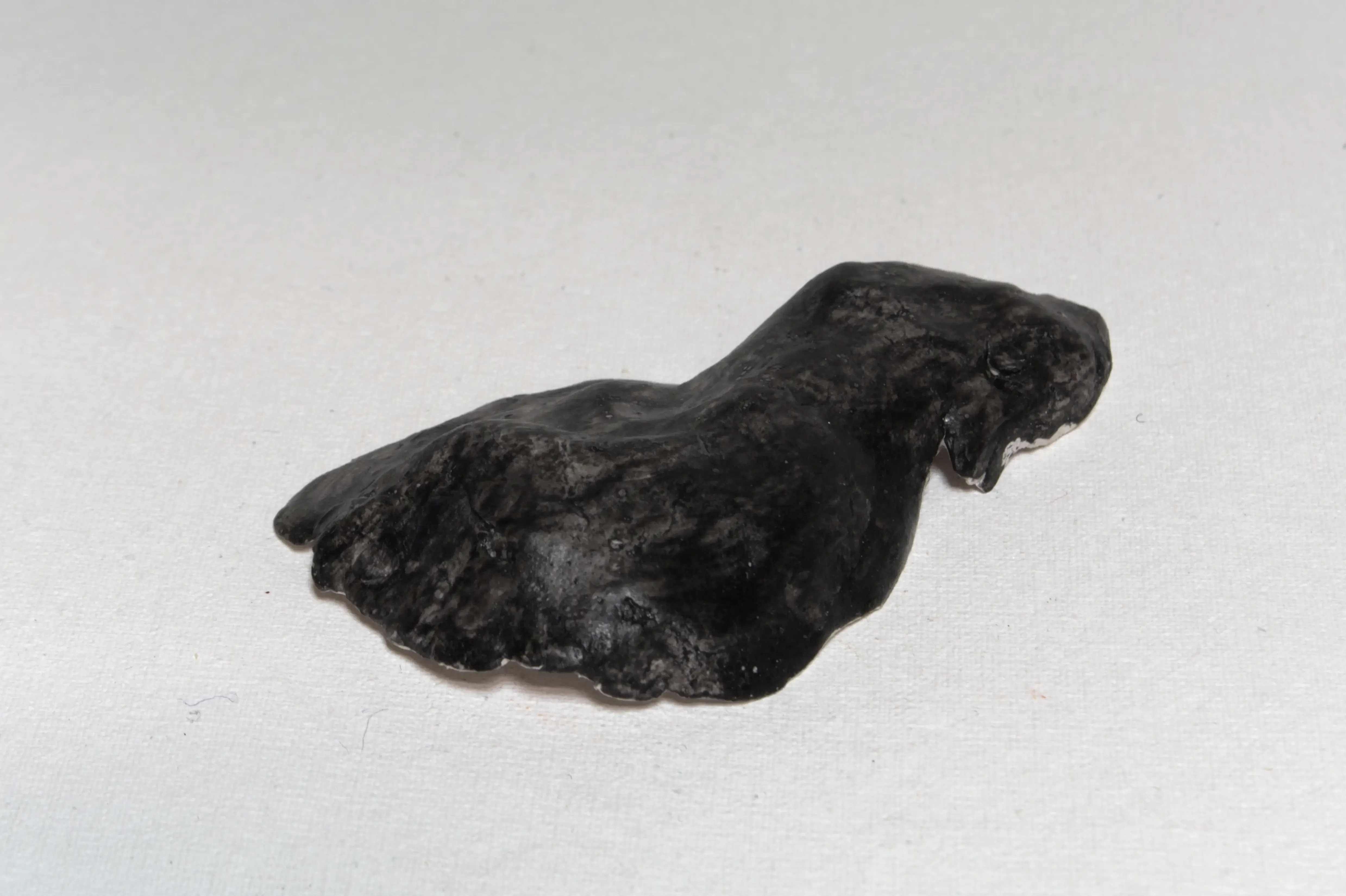 Mood-09-Black mountain, 2021, Clay, pastel, acrylic.webp