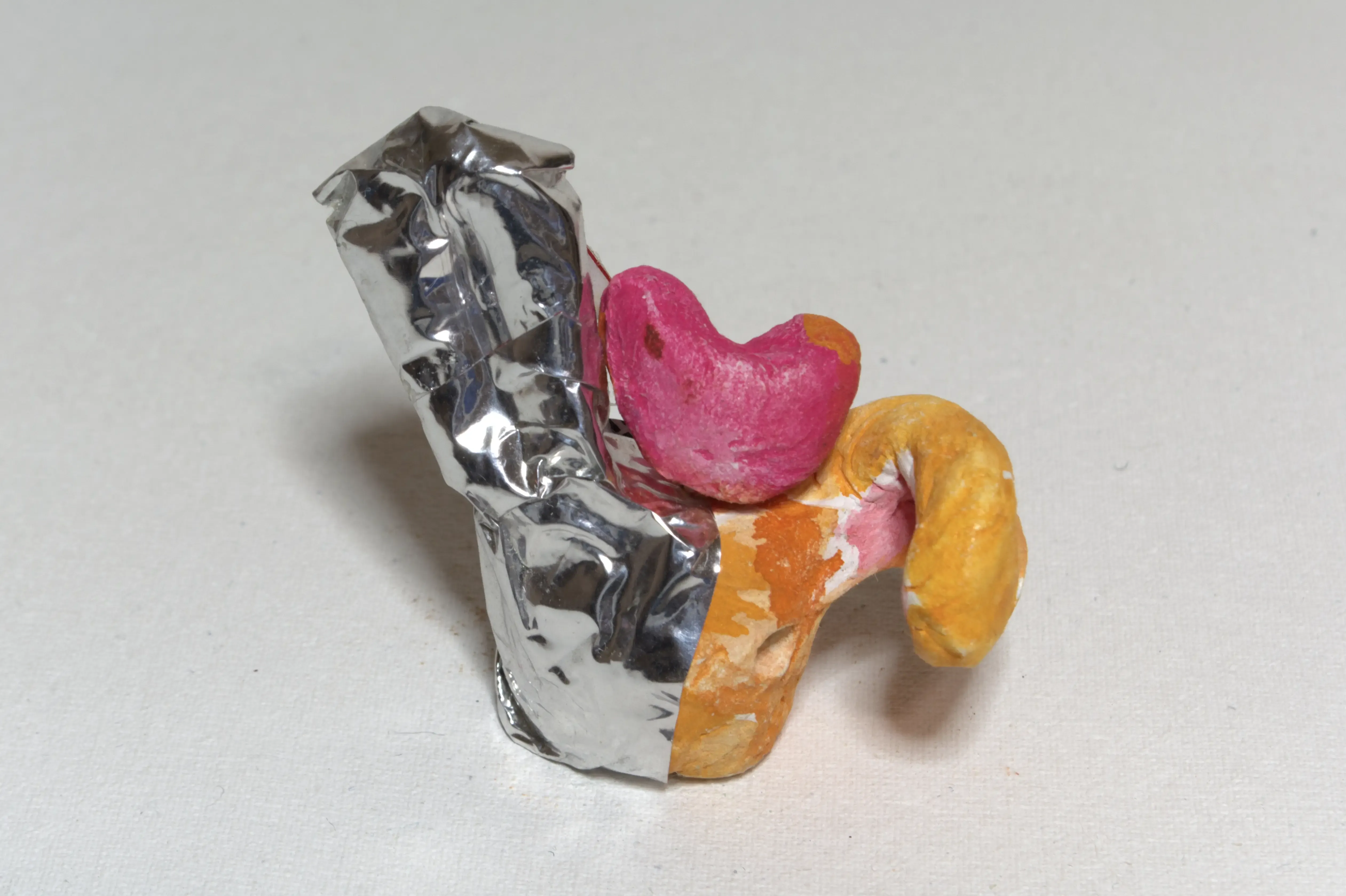 Mood-17-Rabbit, 2021, Clay, vinyl, watercolor, acrylic.webp