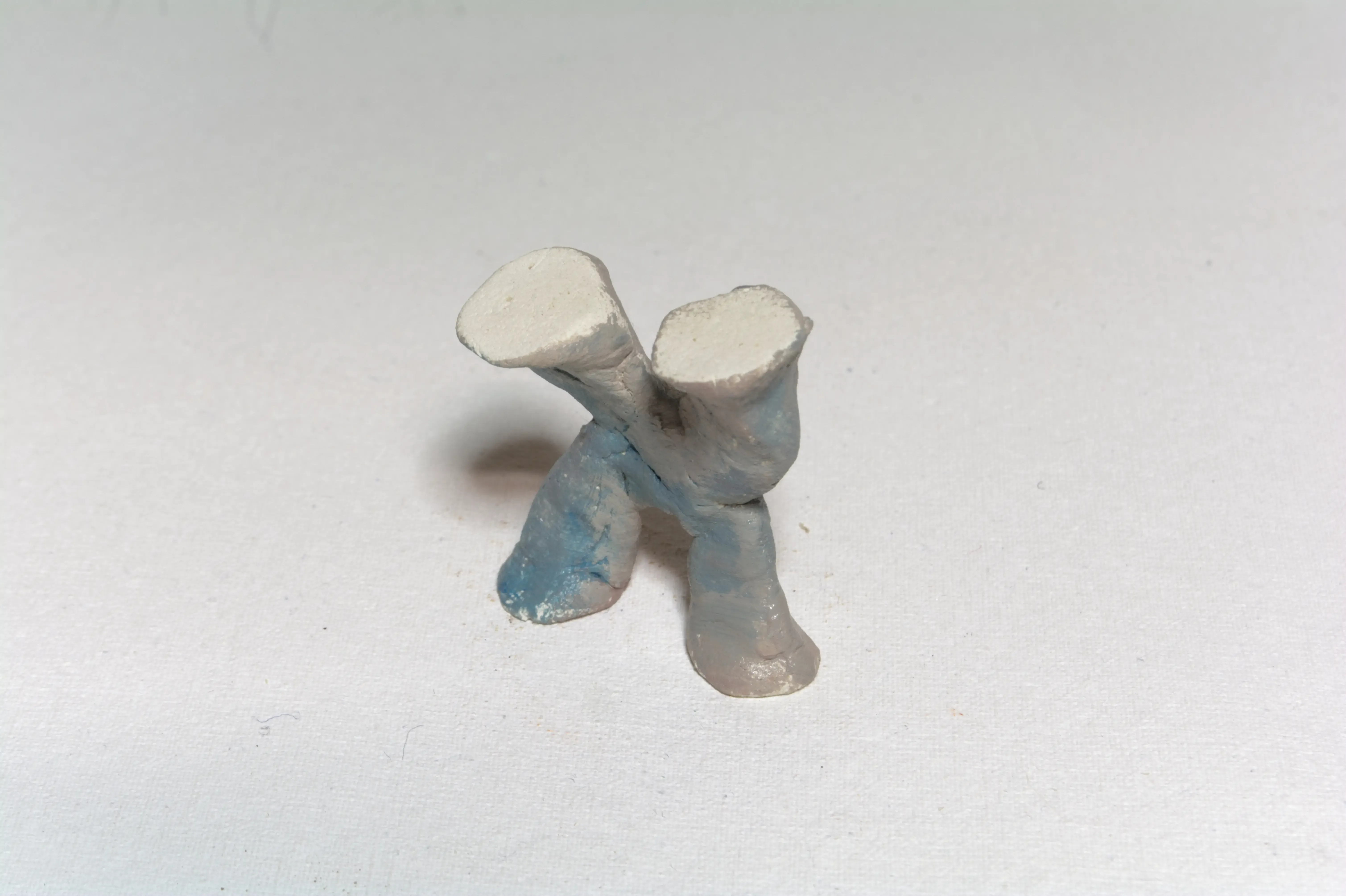 Mood-19-X or Man reversed, 2021, Clay, acrylic.webp