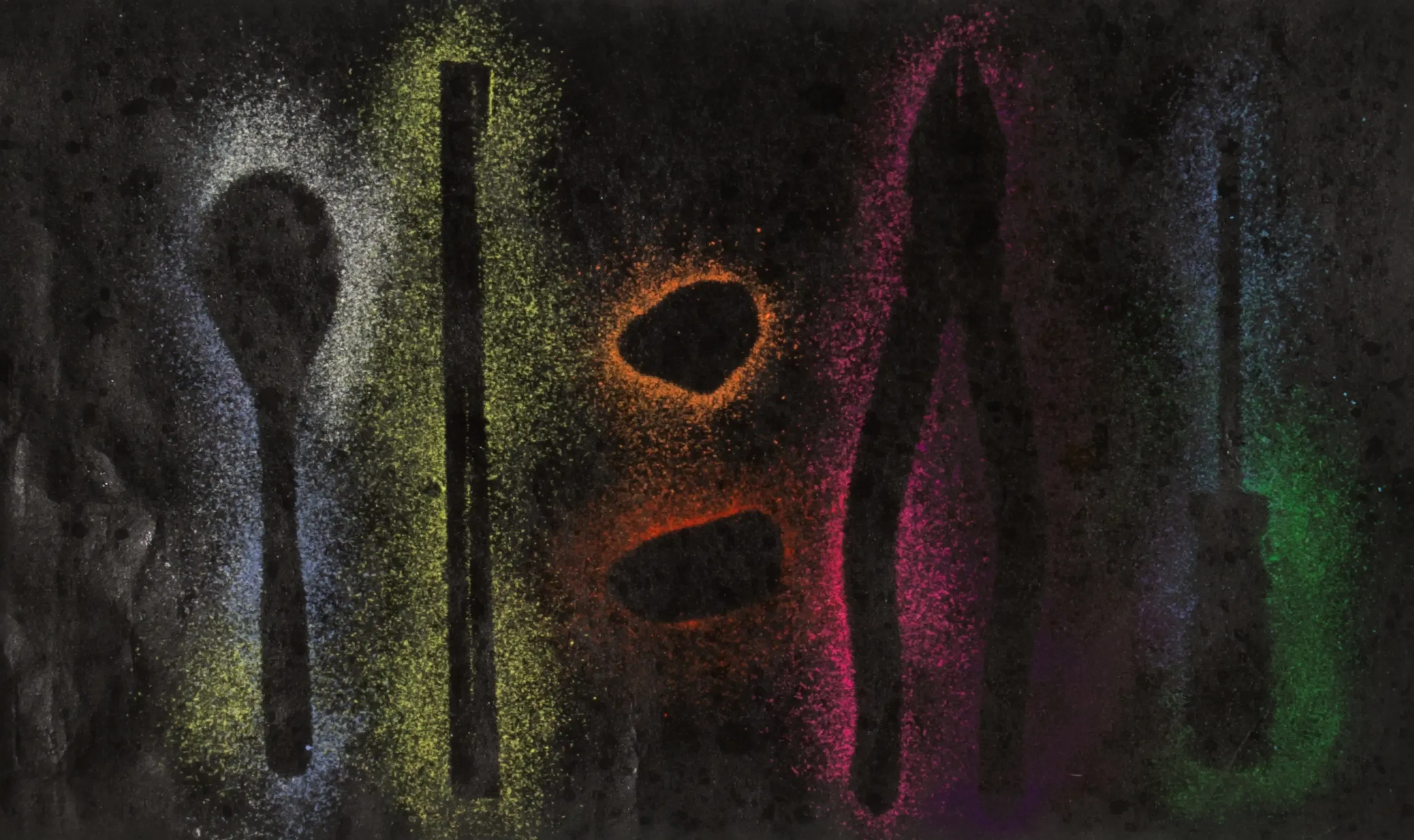 Objects-05, 2022, Pastel, acrylic on paper(hanji), 24 x 40 cm.webp