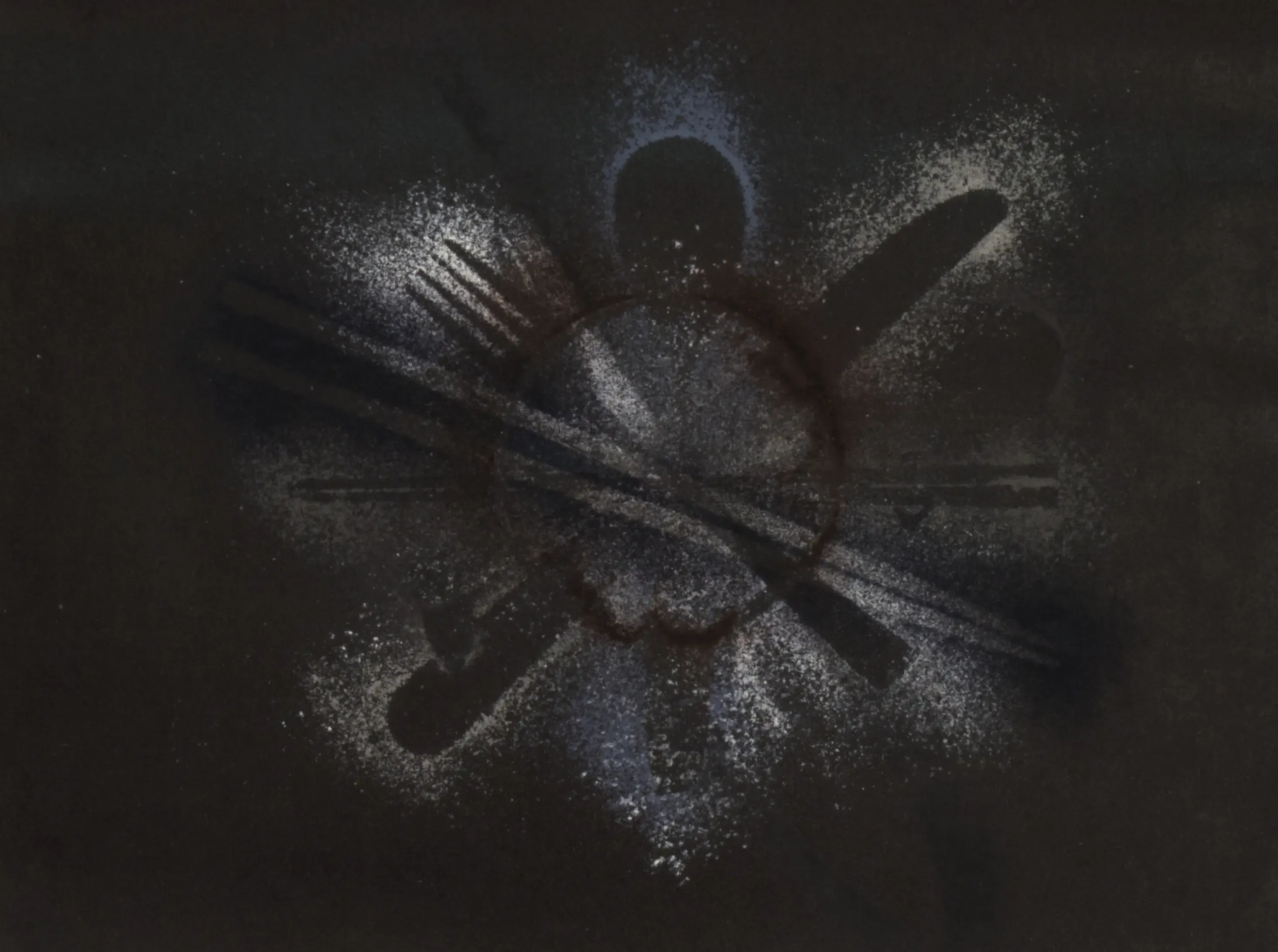 Objects-07, 2022, Pastel, acrylic on paper(hanji), 30 x 39.5 cm.webp