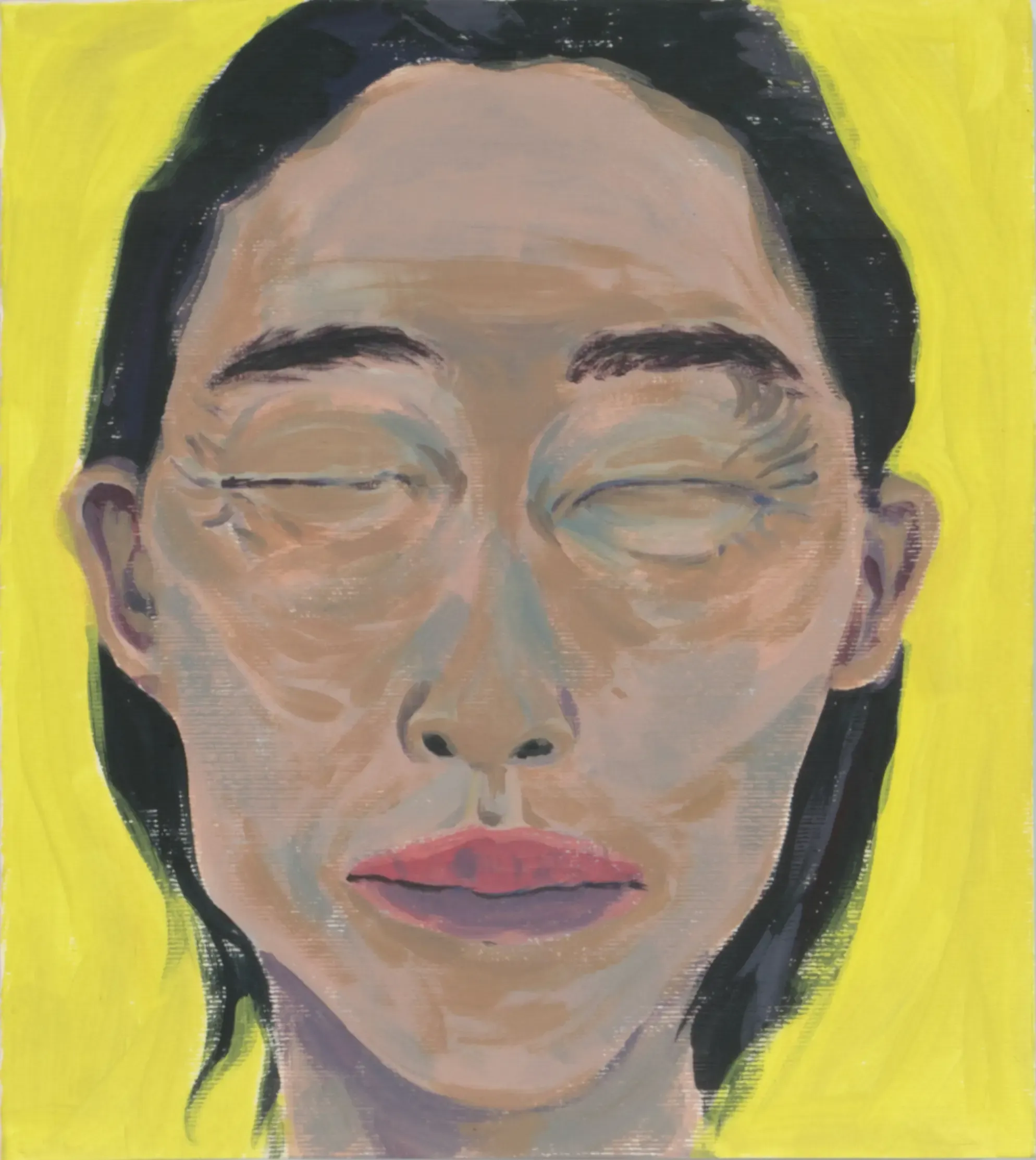 Self Portrait-01, 2022, Acrylic on paper, 28 x 25 cm.webp