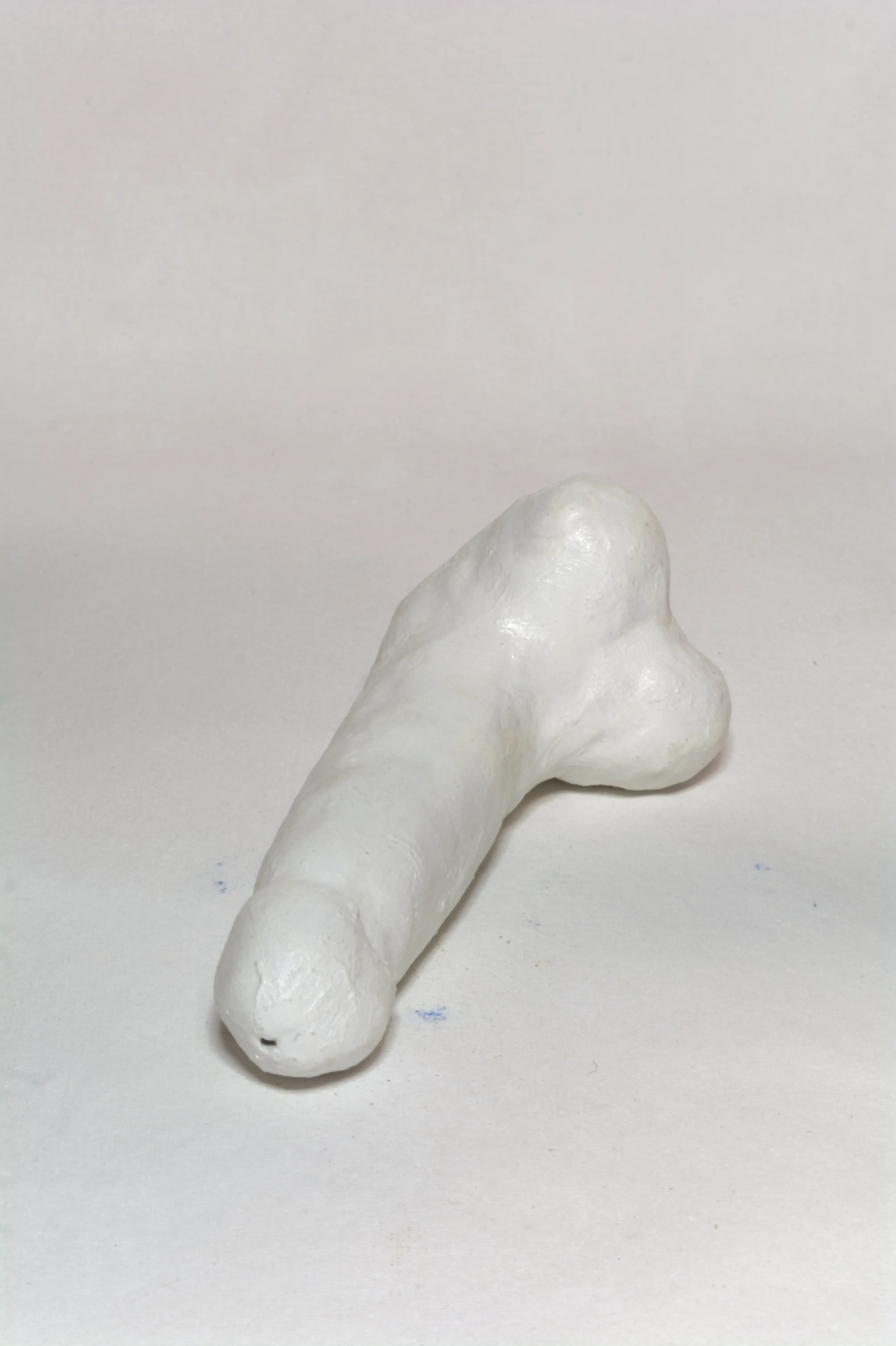 Size is matter-3-Erected pennis-1-(2), 2022, Clay, gesso,  acrylic.webp